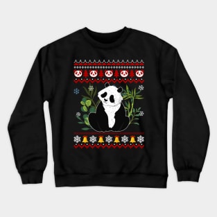 Comfortable Panda Christmas Ugly Crewneck Sweatshirt